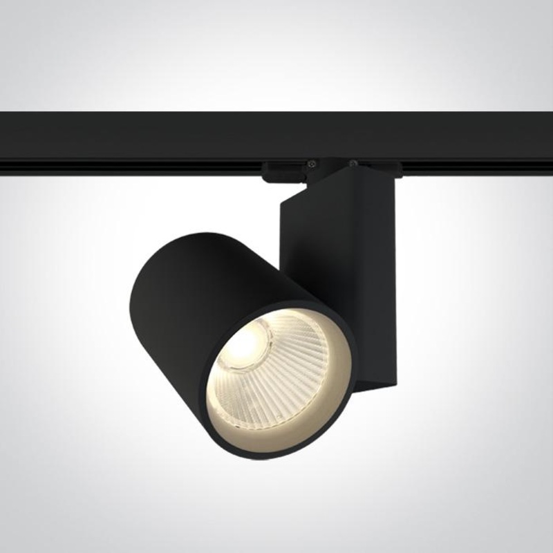 BLACK COB LED 30W WW TRACK SPOT 230V