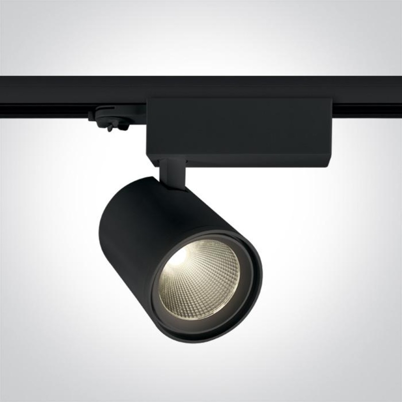 BLACK COB LED 38W WW TRACK SPOT 36deg 230V