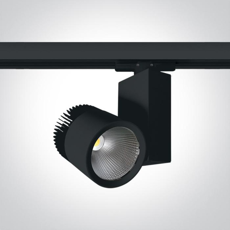 BLACK COB LED 45W WW TRACK SPOT 230V