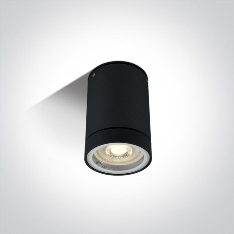BLACK CYLINDER GU10 10w IP54