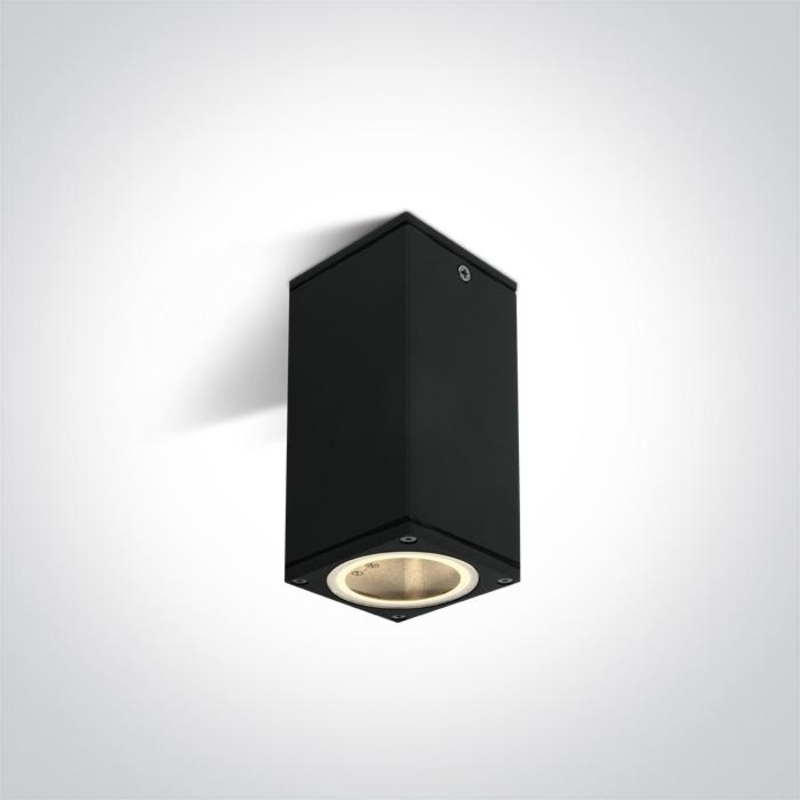 BLACK GU10 10w IP54 DARK LIGHT