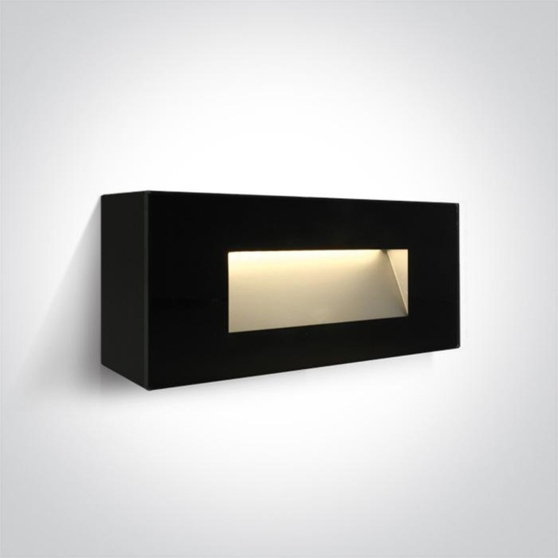 BLACK IP65 LED 5W WW 230V