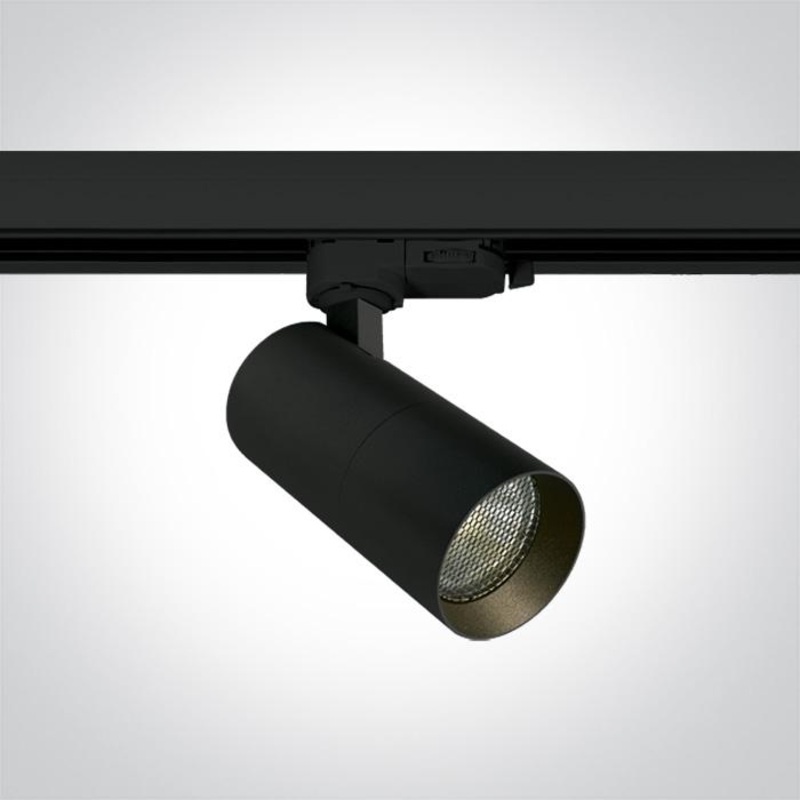 BLACK MR16 GU10 10W TRACK SPOT DARK LIGHT