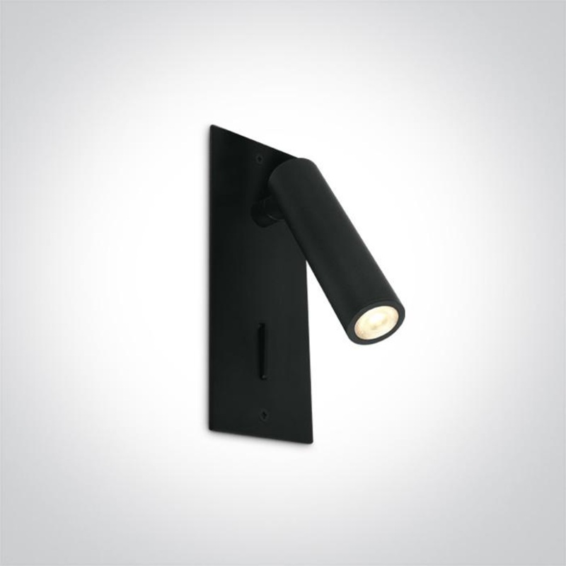 BLACK RECESSED LED 3W WW IP20 100-240V