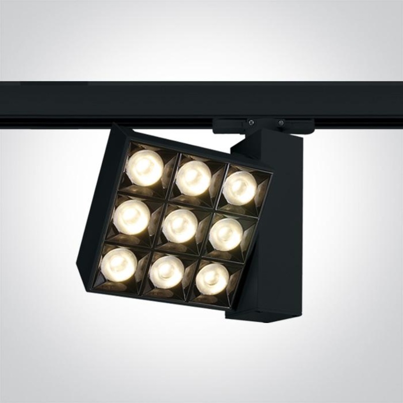 BLACK TRACK LIGHT 30W WW IP20 230V