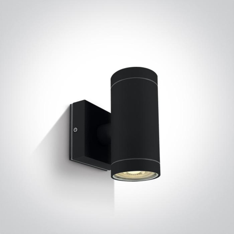 BLACK WALL 2xGU10 10w IP54