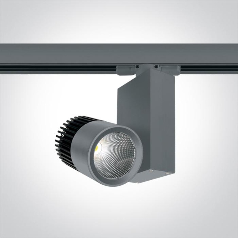 GREY COB LED 15W WW TRACK SPOT 230V