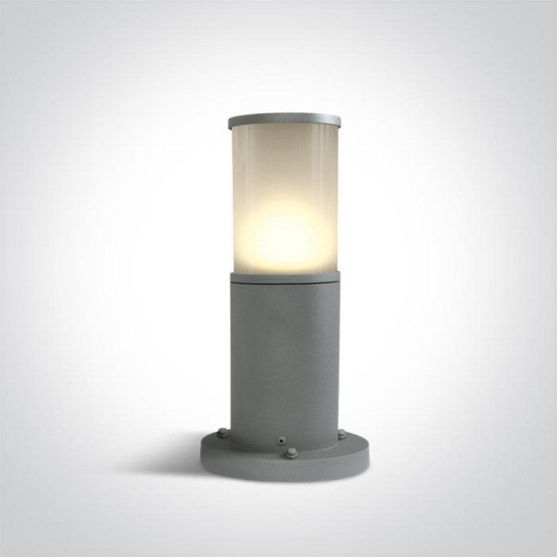 GREY POLE 35cm E27 20w