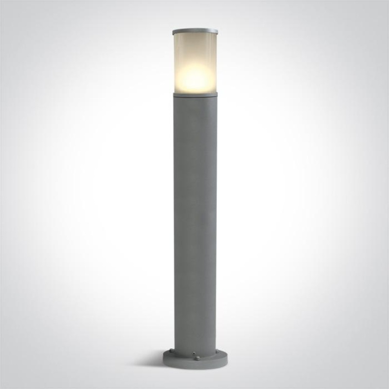 GREY POLE 75cm E27 20w