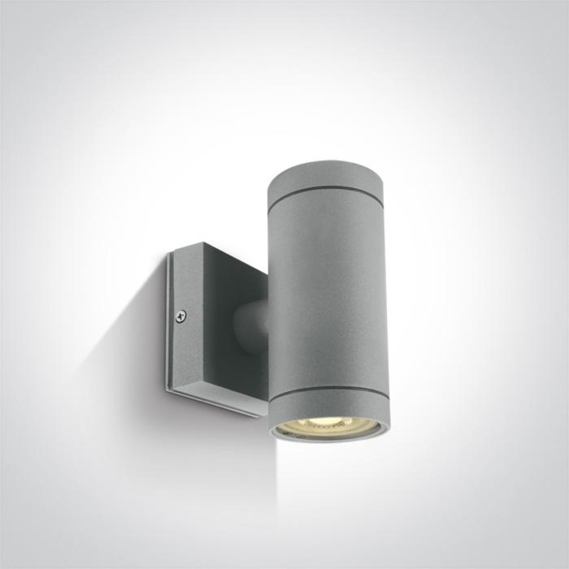 GREY WALL 2xGU10 10w IP54