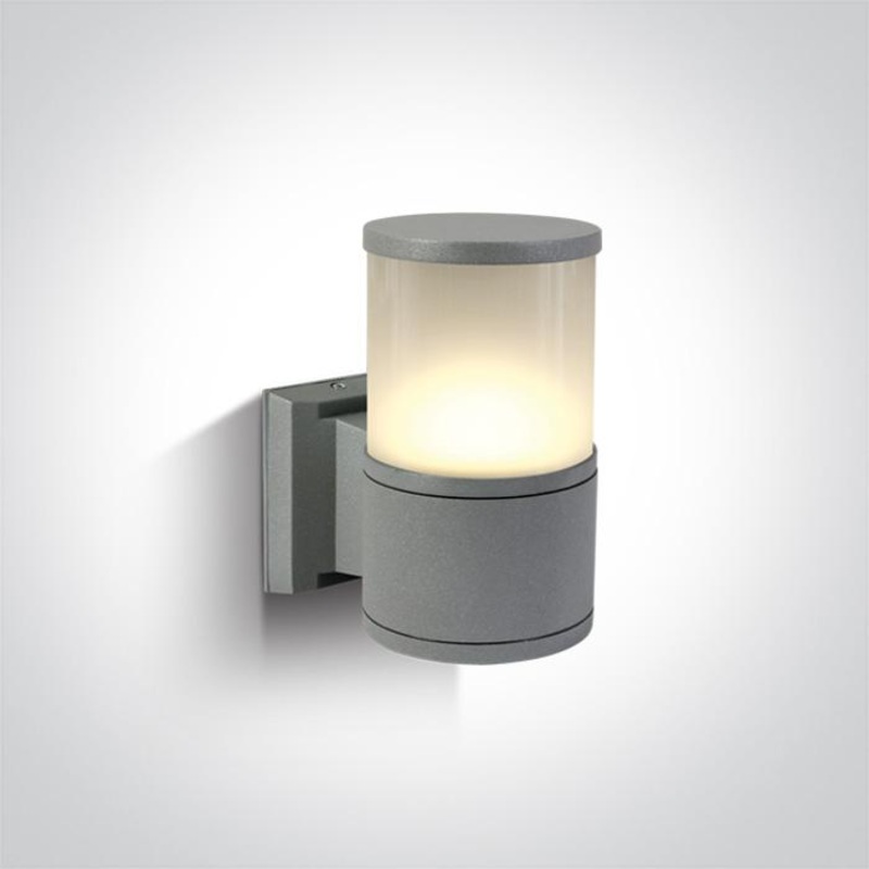 GREY WALL BRACKET E27 20w