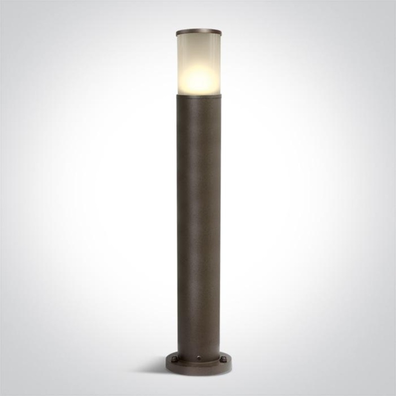 RUST BROWN POLE 75cm E27 20w