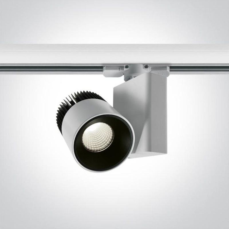 WHITE COB LED 20W CW TRACK SPOT 230V