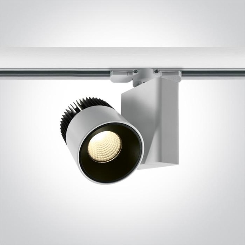 WHITE COB LED 20W WW TRACK SPOT 230V