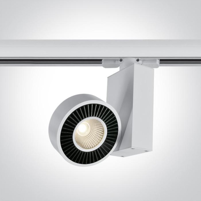 WHITE COB LED 20w WW TRACK SPOT 45deg 230v