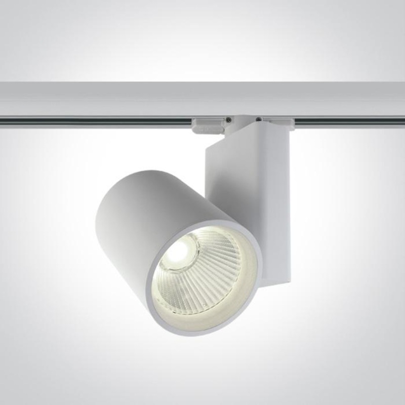 WHITE COB LED 30W CW TRACK SPOT 230V