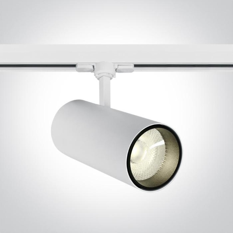 WHITE COB LED 30W CW TRACK SPOT 38deg 230V