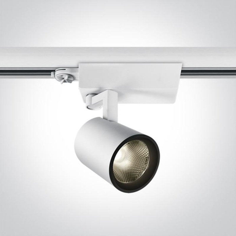 WHITE COB LED 35w WW 45deg TRACK SPOT 230v