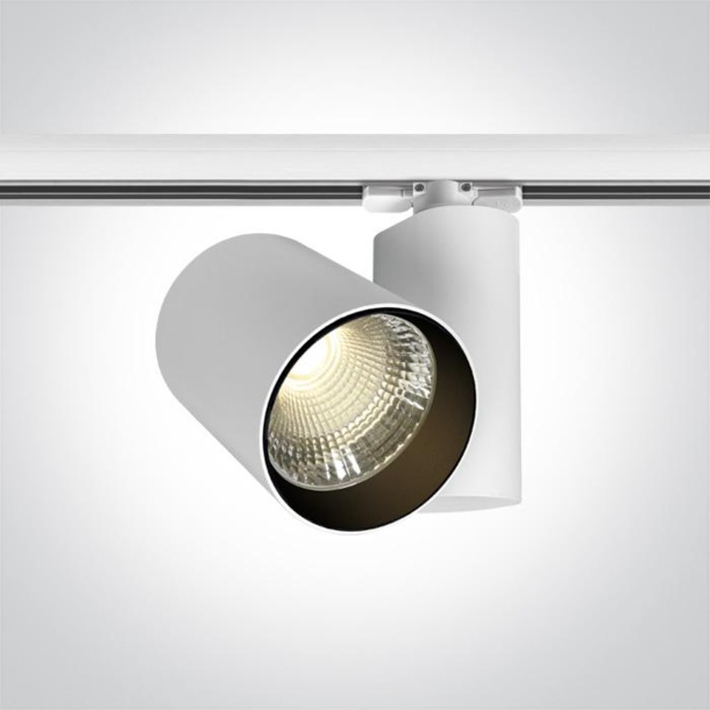 WHITE COB LED 36W TRACK SPOT WW 36deg 230V