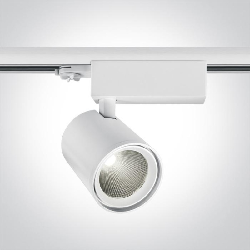 WHITE COB LED 38W CW TRACK SPOT 36deg 230V