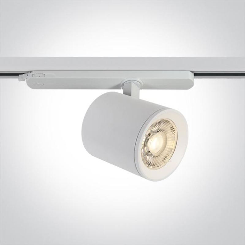 WHITE LED 30W CW TRACK SPOT 230V