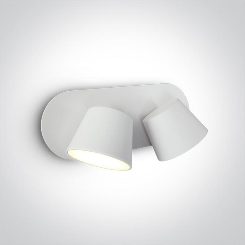 WHITE WALL SPOT LED 2x6W WW IP20 230V