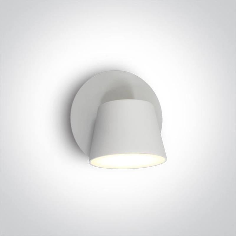 WHITE WALL SPOT LED 6W WW IP20 230V