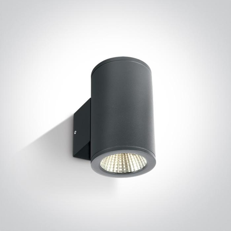 ANTHRACITE COB LED 2x6W WW IP54 230V