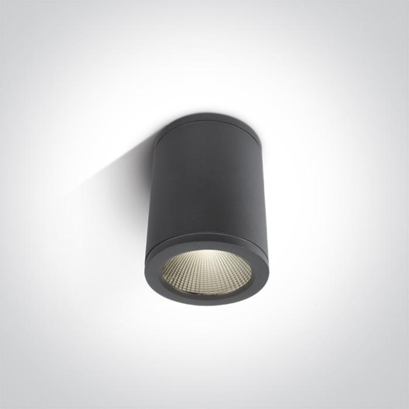 ANTHRACITE COB LED 6W WW IP54 100-240V