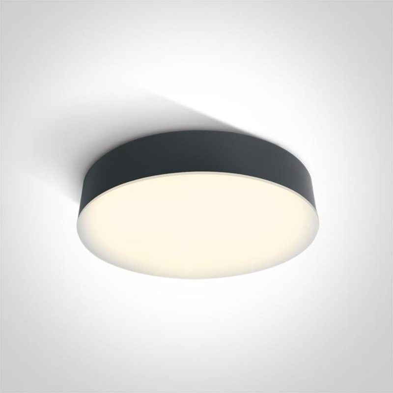 ANTHRACITE LED PLAFO 21W WW IP65 230V