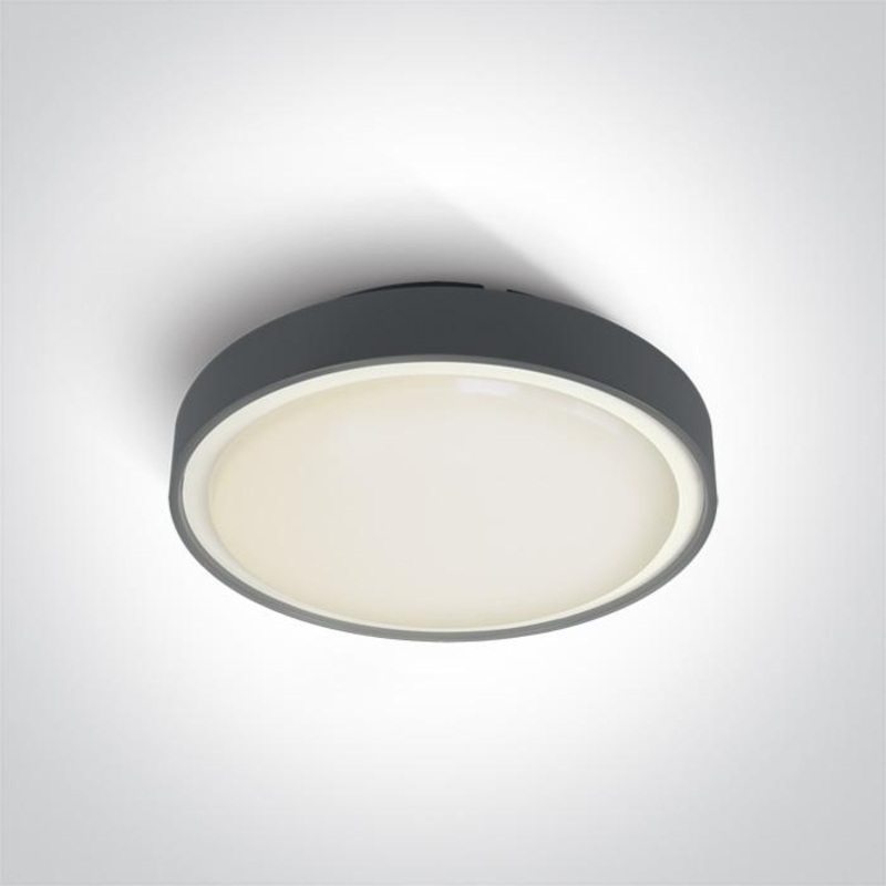 ANTHRACITE LED PLAFO 30w WW IP65 230v
