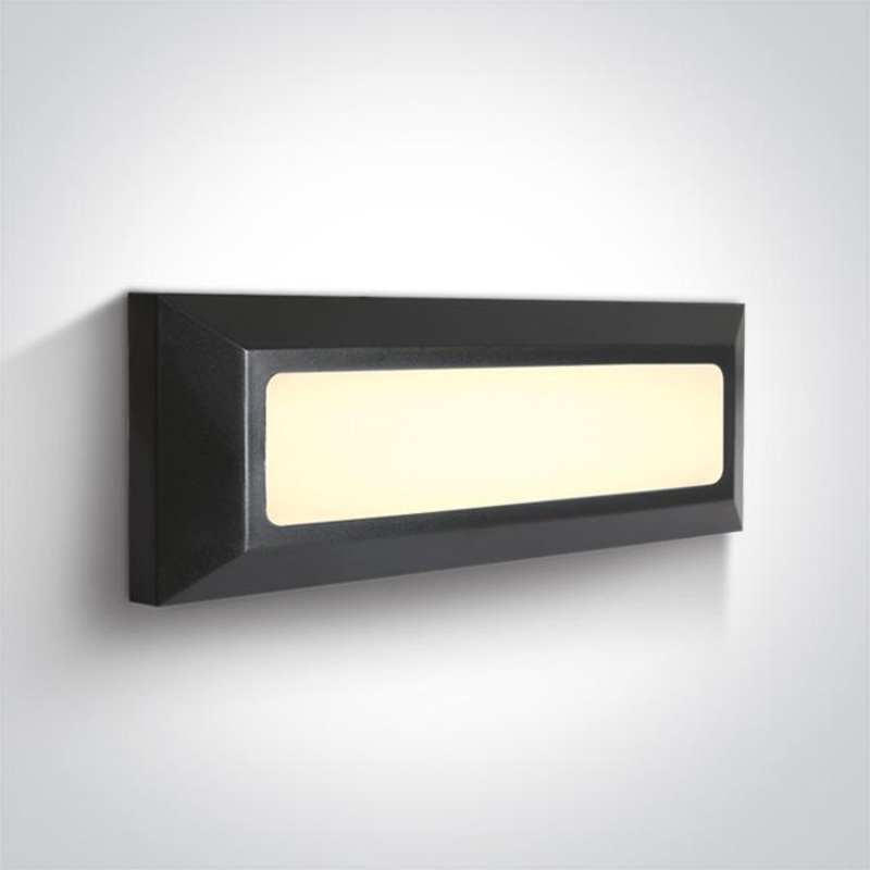 ANTHRACITE LED WALL LIGHT 3,5W WW IP65 230V