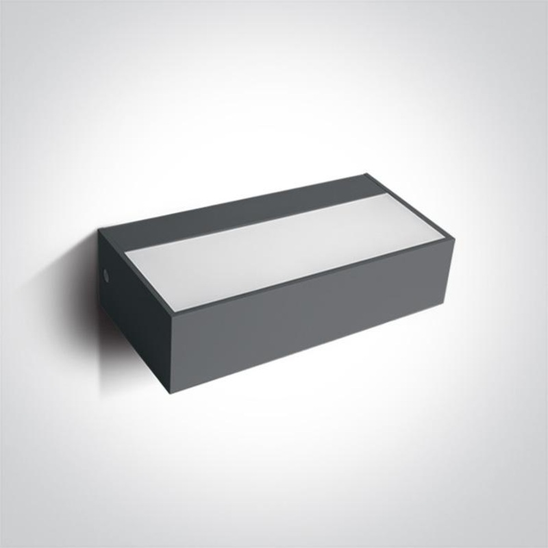 ANTHRACITE LED WALL LIGHT 7W WW IP65 230V