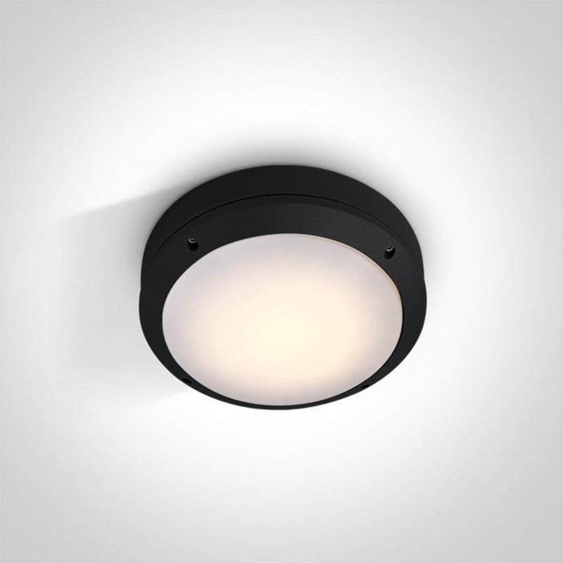 BLACK IP54 E27 12W