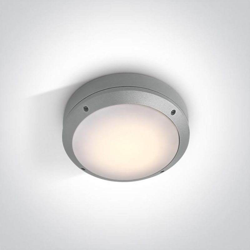 GREY IP54 E27 12W