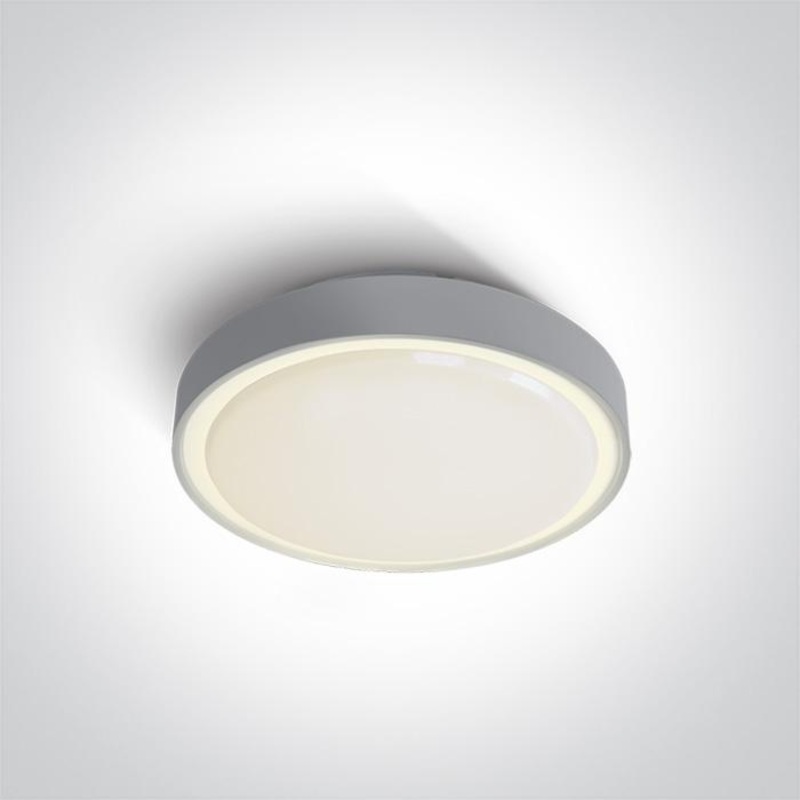 GREY IP65 1xE27 12W