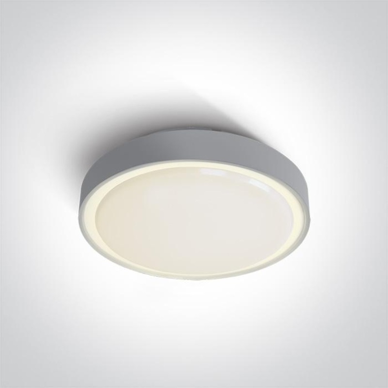 GREY IP65 2xE27 12W