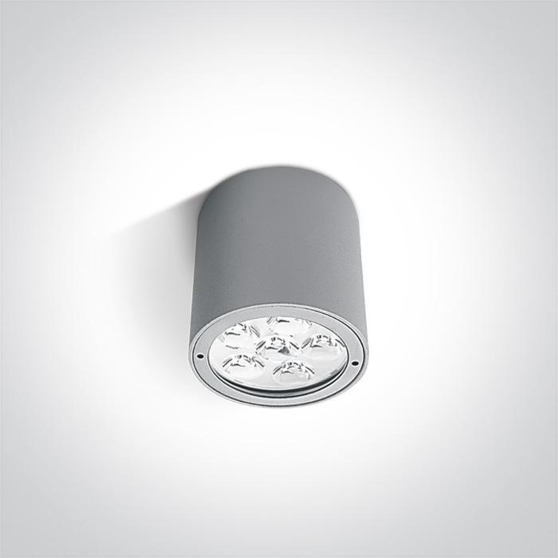 GREY LED 6x1W DL IP54