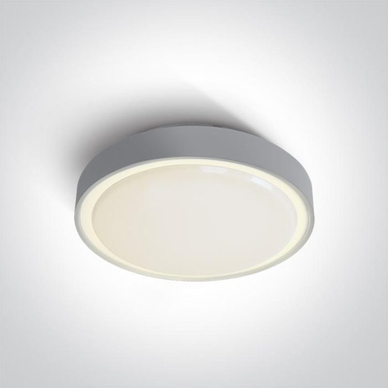 GREY LED PLAFO 30w WW IP65 230v