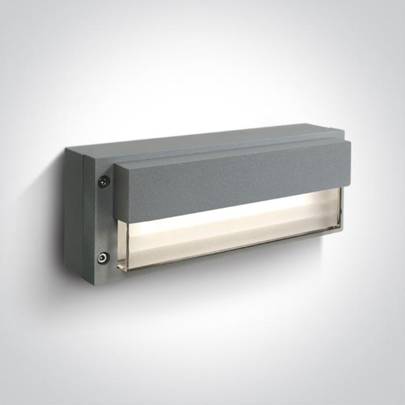 GREY LED WARM WHITE IP54 230V