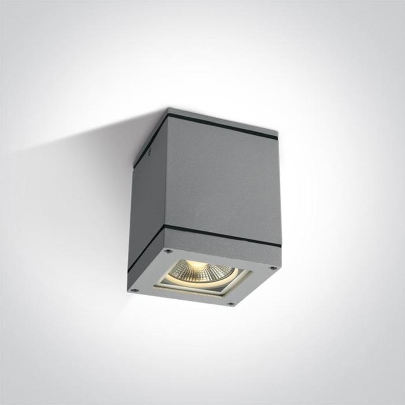 GREY SQUARE CEIL PAR30 20W IP54