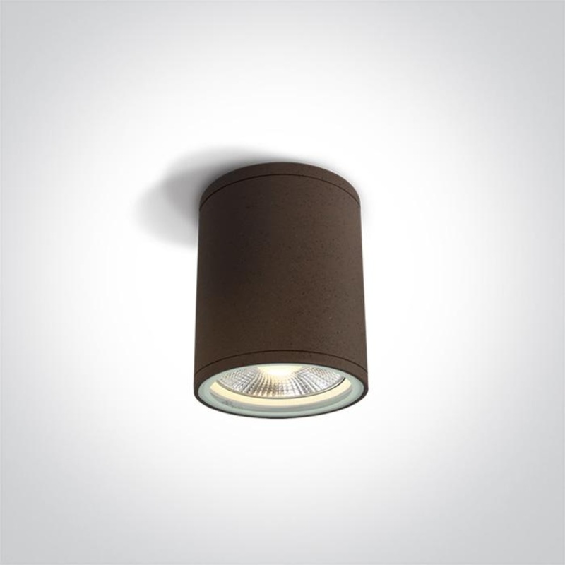 RUST BROWN CYLINDER PAR30 E27 20W IP54