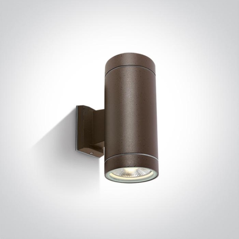 RUST BROWN WALL 2xPAR30 E27 IP54
