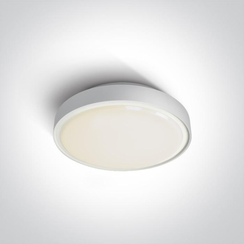 WHITE LED PLAFO 16w CW IP65 230v