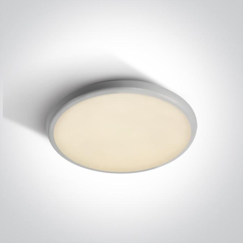WHITE LED PLAFO 18W WW IP54 230V
