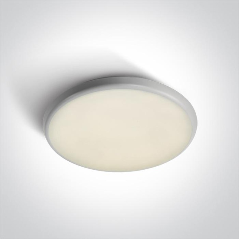 WHITE LED PLAFO 25W CW IP54 230V