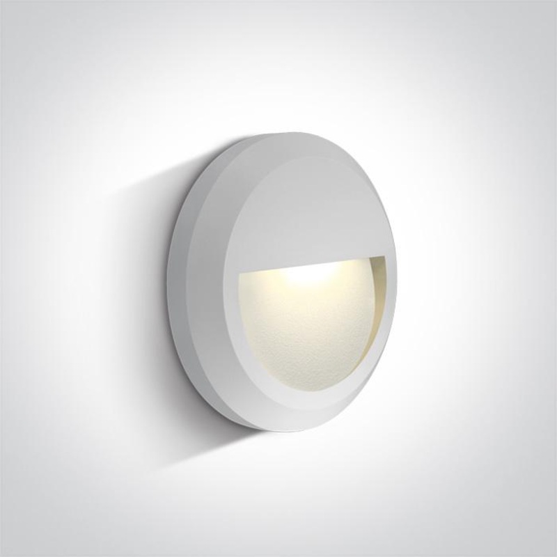 WHITE LED WALL LIGHT 2W WW DARK LIGHT IP65 230V