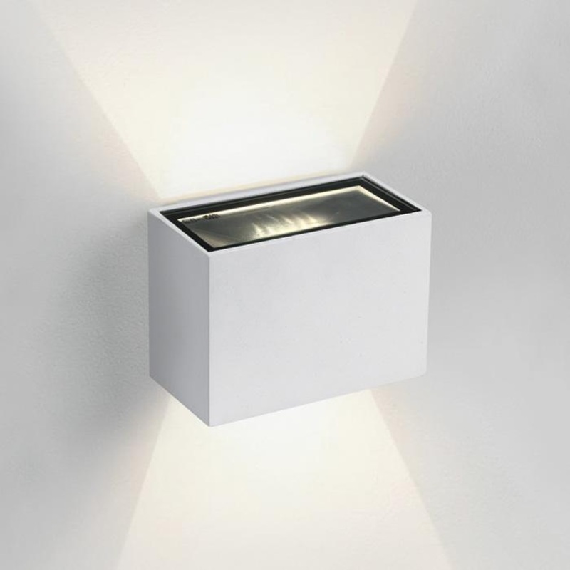WHITE LED WALL LIGHT 2x3W WW IP54 230v
