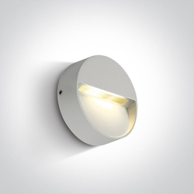 WHITE LED WALL LIGHT 3W WW IP54 100-240v