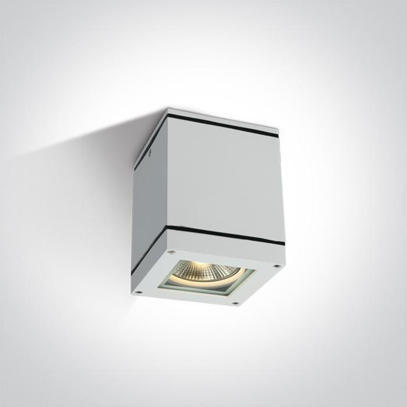 WHITE SQUARE CEIL PAR30 20W IP54